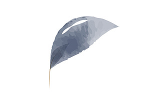 Watercolor painted single abstract, an Illustration by okskukuruza
