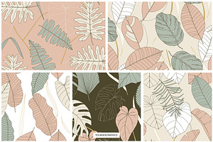 Tropical Vector Patterns - Leaves