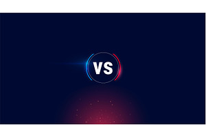 versus logo vs letters for sports