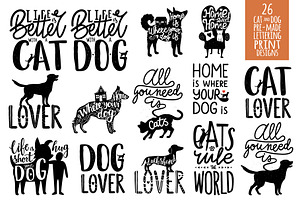 Cat And Dog Lover Set