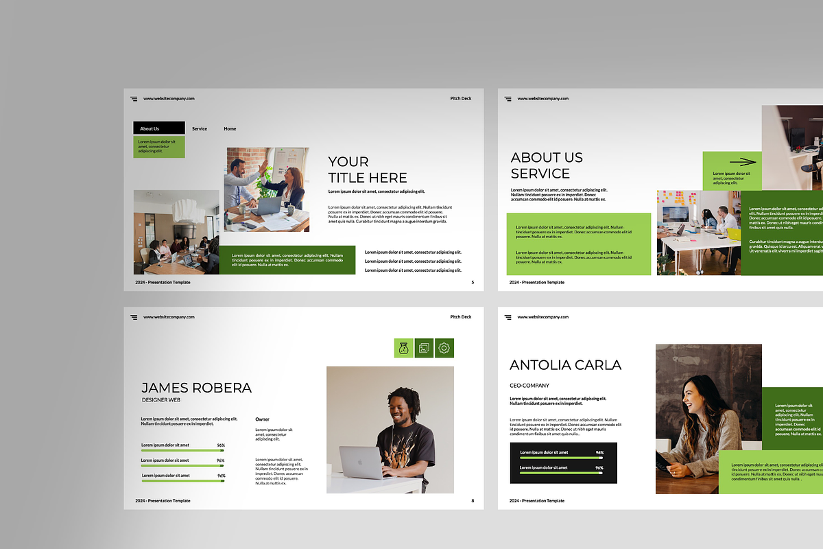 Pitch Deck Presentation Template preview 6