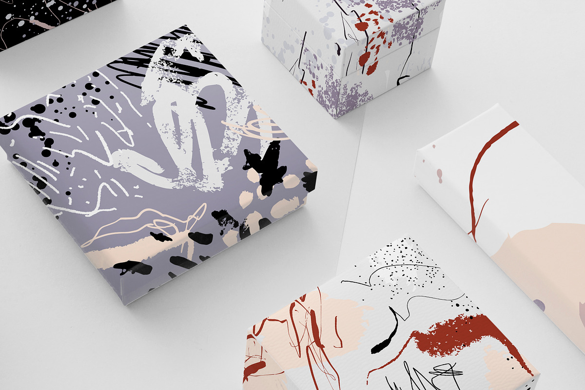 Abstract Shapes - brush art objects, a Texture Illustration by ❤️ KiraSolly (Photo 6 of 7)