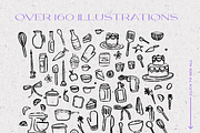 Baking Illustration Sketches Kitchen, a Food Illustration by Eldorado Design Co. (Thumbnail 2 of 6)