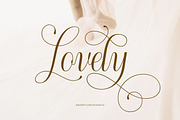 Morgalino - Wedding Script Font, a Script Font by Flawless And Co (Thumbnail 5 of 10)