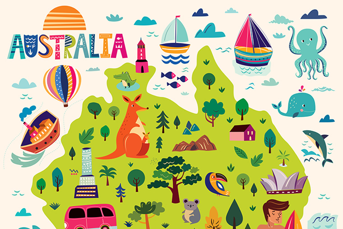 Australian symbols, an Animal Illustration by MoleskoStudio (Photo 3 of 8)