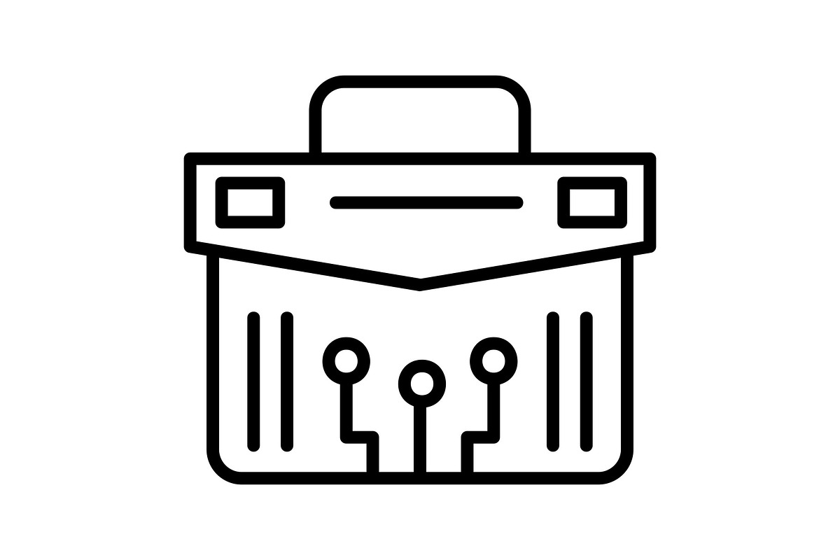Briefcase Line Icon, an Icon by Pexelpy