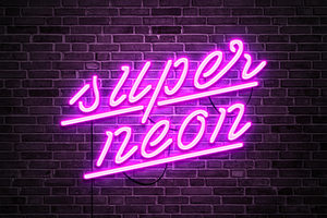 Neon Effect Mockup, a Product Mockup by Salih Kizilkaya