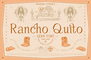 Rancho Quito Elegant Serif Font