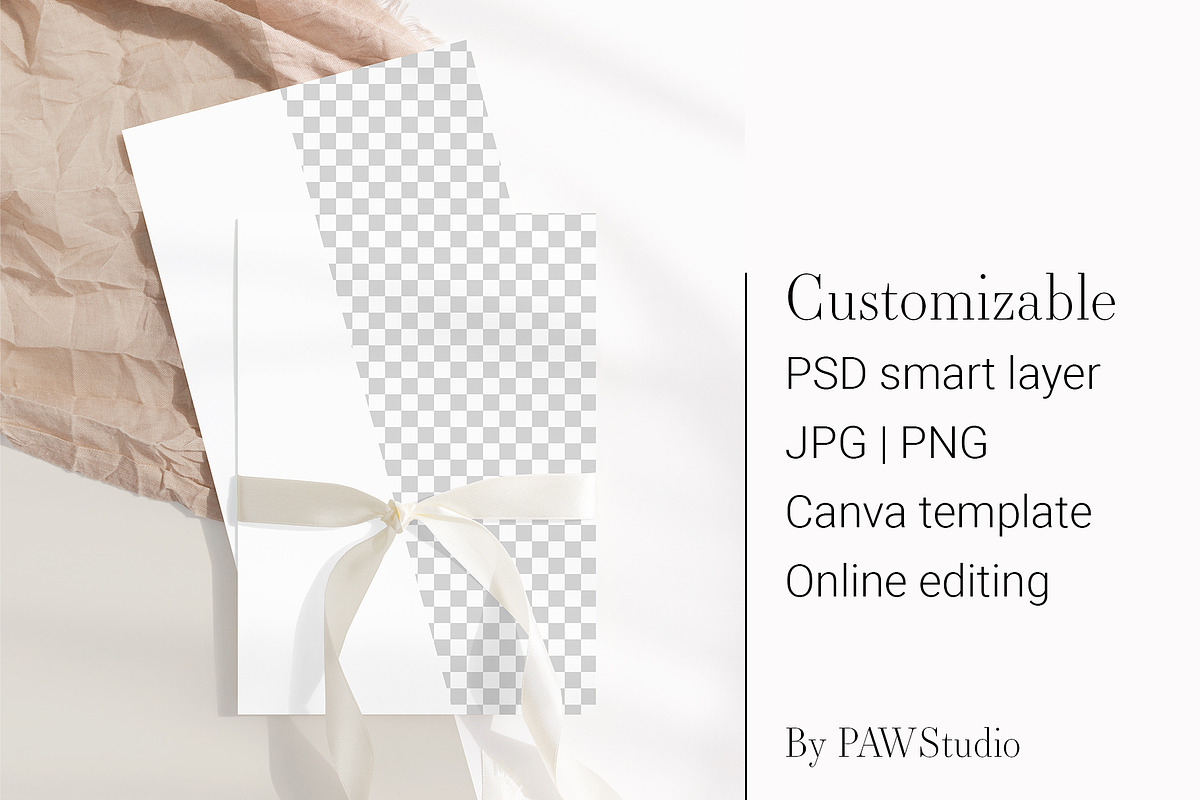 Customizable Card Mockup5x7 2c5 b32, an Advertising Mockup by PawMockups (Photo 1 of 12)