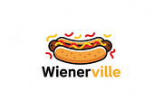 Wienerville Hot Dog, a Branding & Logo Template by Logocreative (Thumbnail 1 of 2)