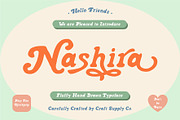 Nashira - Fluffy Hand Drawn Typeface, a Font by Craft Supply Co. (Thumbnail 1 of 9)