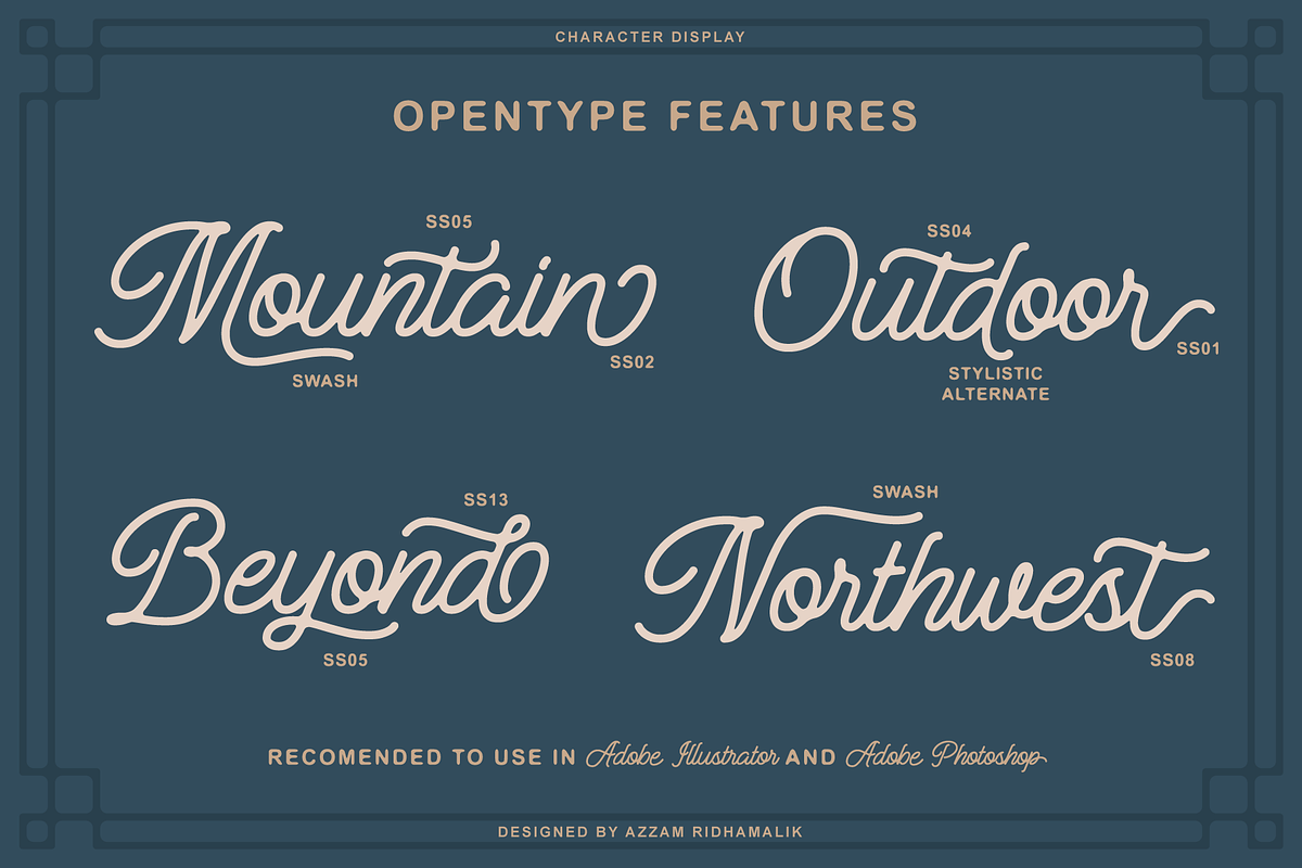 Manteman - Monoline Script Font, a Script Font by Zarma Type (Photo 3 of 11)