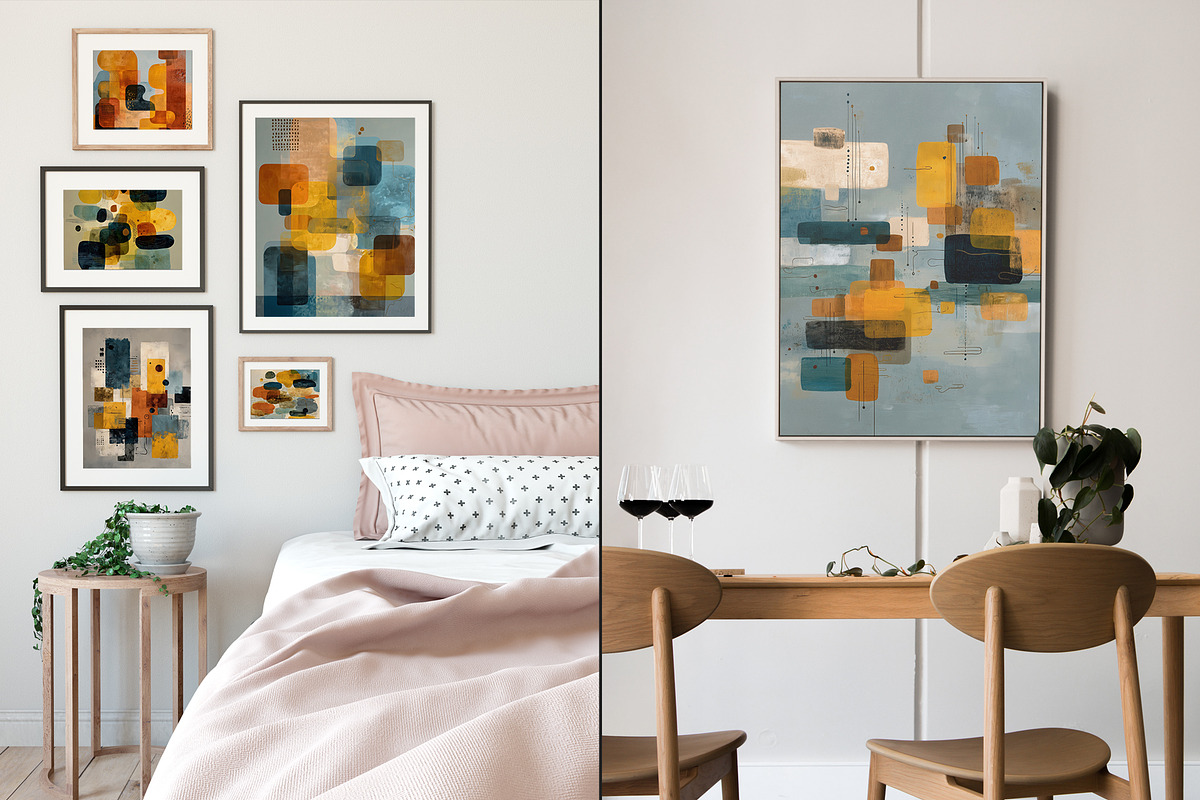 Geometric Abstract Illustration 1, a Decorative Illustration by Housui Patterns (Photo 5 of 10)
