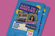 90's Music Flyer, a Flyer Template by graphicook (Thumbnail 2 of 3)