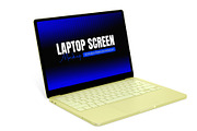 Laptop Macbook Screen Mockup Bundle, a Mac Mockup by graphypix (Thumbnail 6 of 14)