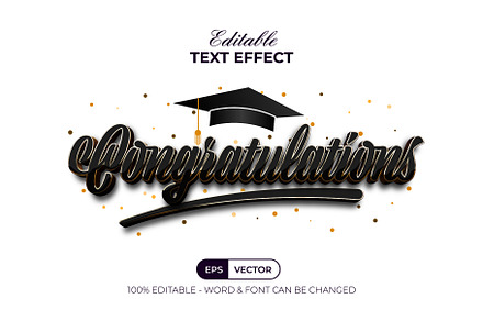 Congratulations Text Effect