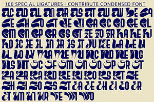 Contribute Condensed Font