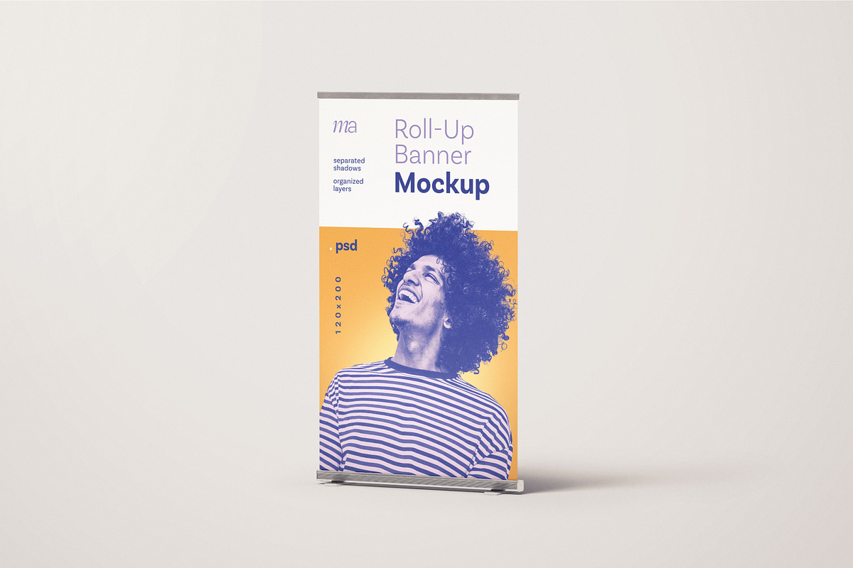 Rollup Banner Mockup Set, a Print Template by mockupatelier (Photo 5 of 12)