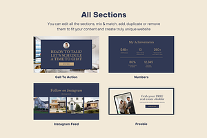 Real Estate Canva Website Template