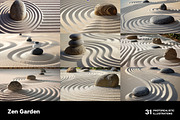 Zen Garden. 31 images, a Healthcare Illustration by Handmadefont (Thumbnail 4 of 10)