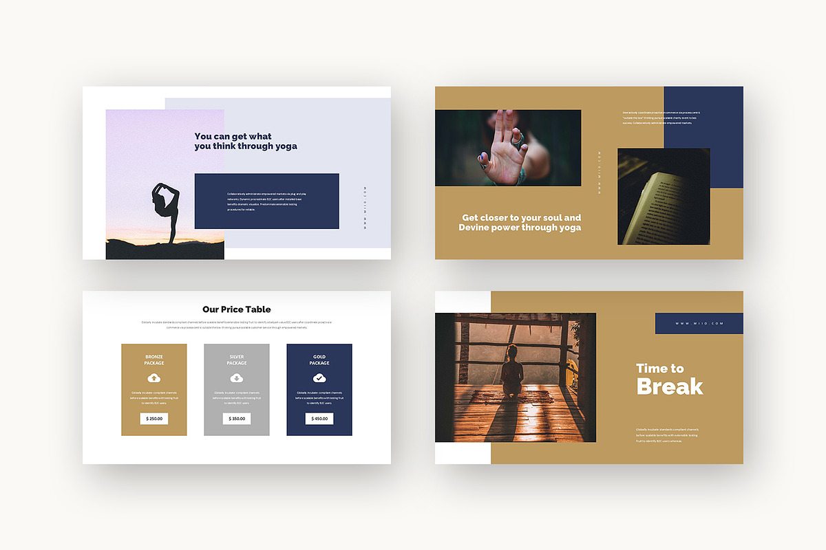 Miio : Yoga Class Google Slides, a Presentation Template by Punkl Camp (Photo 7 of 16)