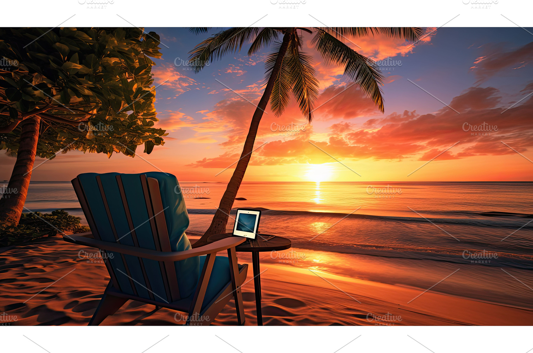 travel holiday ipad ai generated, a Holiday Photo by pikepicture