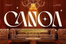 Canoa - Elegant Luxury Sans Font