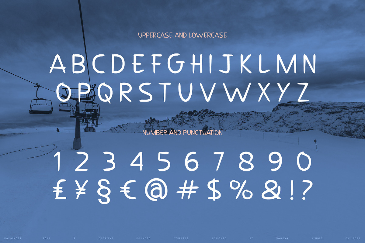 Harbinger Creative Rounded Font, a Handwritten Font by Vadovastd (Photo 2 of 7)