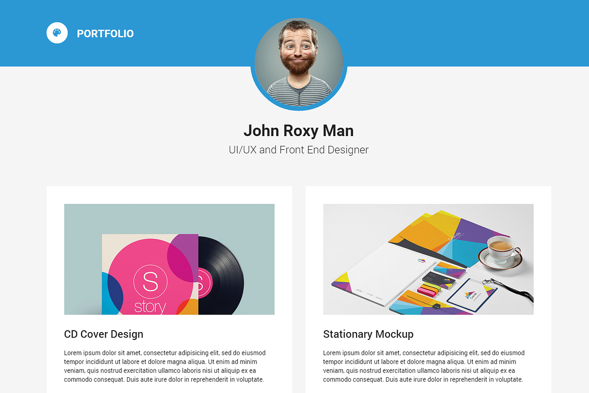Mine HTML Resume Template, a Websites & App Template by Hervat (Photo 3 of 4)