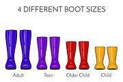 Family Welly Boots Collection, an Object Illustration by JT Digital Studio (Thumbnail 3 of 11)