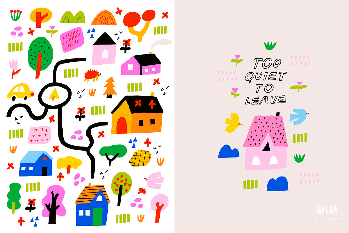 Spring Houses | SVG, PNG, AI, an Object Illustration by Olia (Photo 12 of 12)