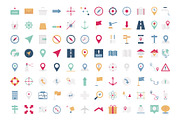 50+ Map & Navigation Icons, a Solid Icon by Vector Portal (Thumbnail 2 of 6)