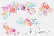Fresca- Watercolor Flower Clip Art, an Illustration by Angie Makes (Thumbnail 2 of 3)