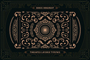 Timegates Typeface + Extras, a Serif Font by Heybing Supply Co. (Thumbnail 11 of 15)