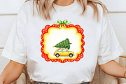 Christmas Coquette Frame Clipart Bun, an Illustration by Libby Wishes (Thumbnail 3 of 8)
