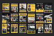 Fitness Yellow Template, a Social Media Template by Kalubuak (Thumbnail 5 of 10)