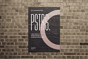 50 poster mockup bundle glued paper, an Advertising Mockup by FoundImages (Thumbnail 55 of 55)