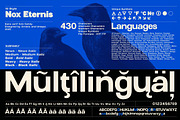 Nox Eternis - Sans serif font family, a Sans Serif Font by Artistic & Unique (Thumbnail 3 of 15)