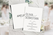 Elegant Menu&Place Card Canva bd008, a Card Template by TyphoonStudio (Thumbnail 1 of 10)