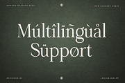 Merona Heavens | Ligature Serif, a Serif Font by Krismagraph (Thumbnail 8 of 12)