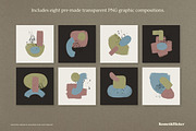 Painted Graphic Shapes for Photoshop, an Object Graphic by Komet & Flicker (Thumbnail 13 of 14)