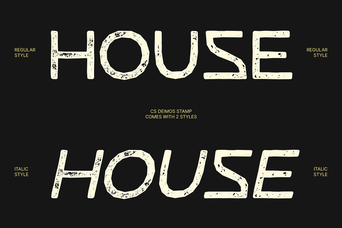 CS Deimos Stamp, a Sans Serif Font by Craft Supply Co. (Photo 2 of 8)