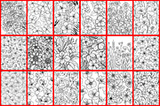 Doodles Flower Coloring Page, a Graphic by Forhadx5 (Thumbnail 4 of 10)
