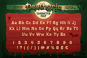 Deathgrin, a Serif Font by Burntilldead (Thumbnail 2 of 11)