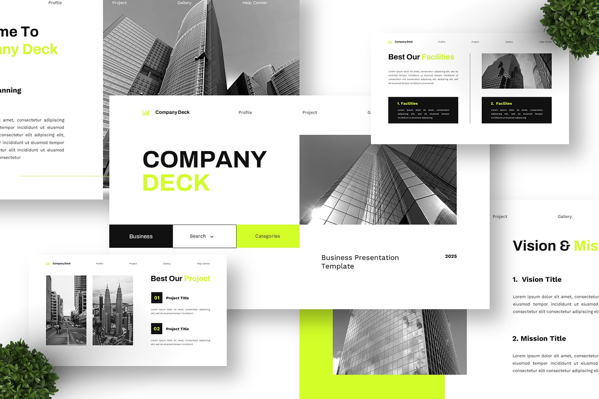 Company Deck - Business Keynote preview 3