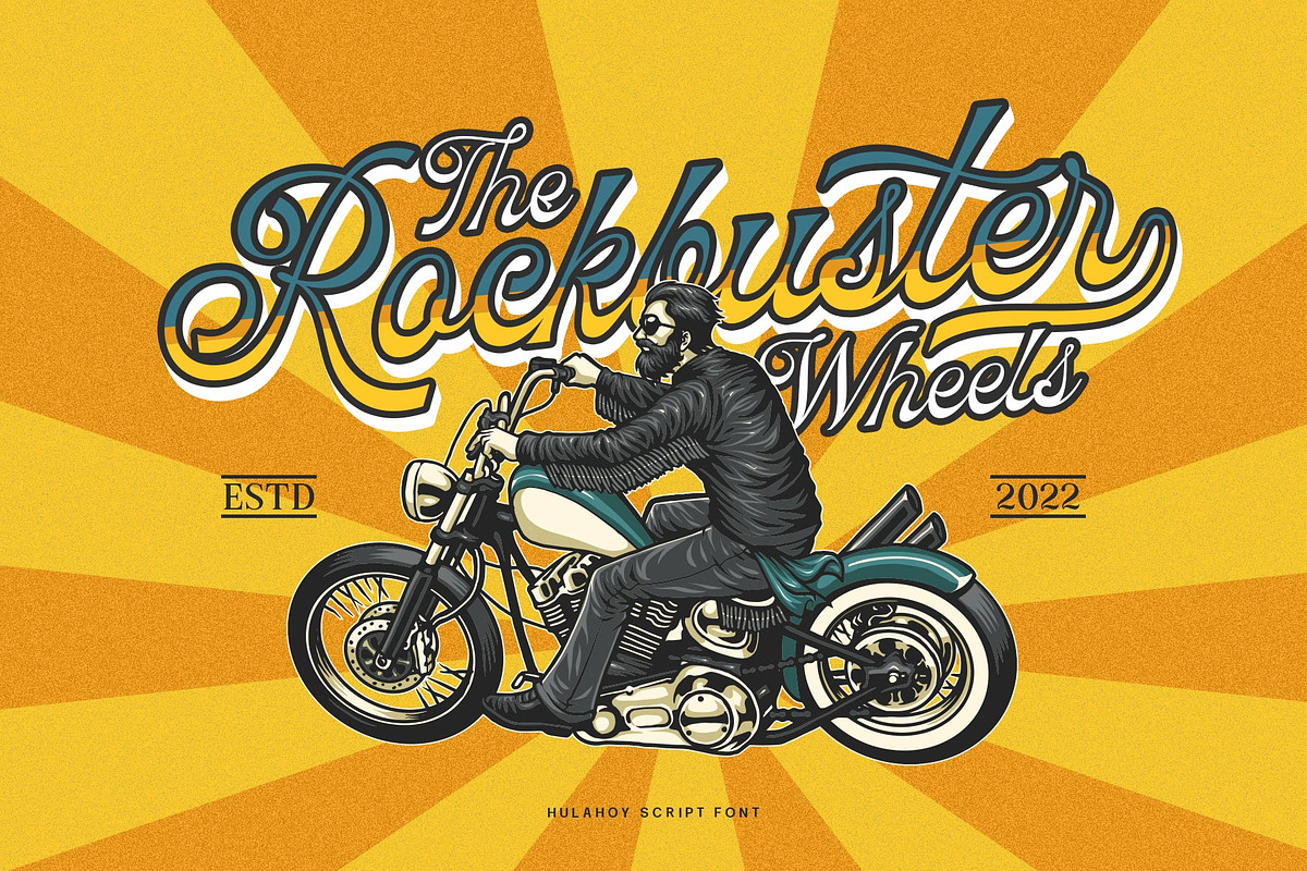 Hulahoy Typeface, a Script Font by alit design (Photo 12 of 15)