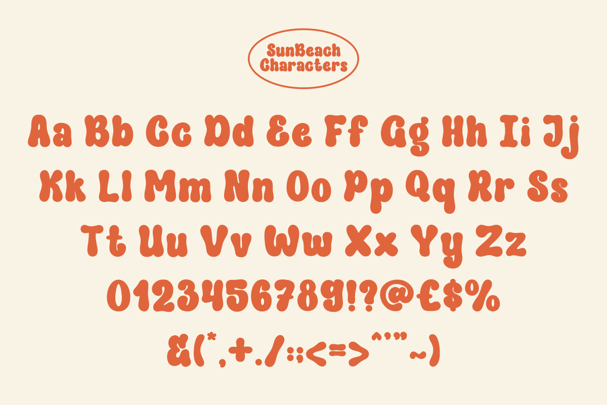 SunBeach - Food Font, a Handwritten Font by Mozatype (Photo 9 of 10)