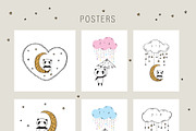 Cute pandas, an Animal Illustration by Tkoko vectors & patterns (Thumbnail 3 of 8)