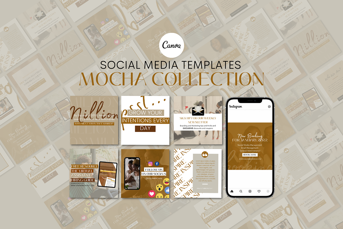 CANVA Marketing Revamp Bundle|Mocha, a Marketing Template by Launch & Grow Studio (Photo 5 of 10)