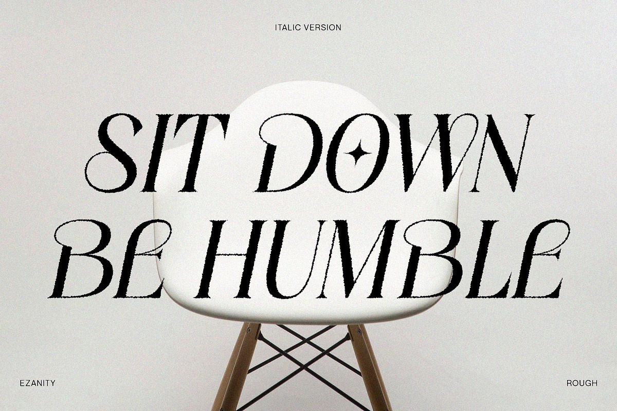 Ezanity Rough, a Serif Font by Craft Supply Co. (Photo 2 of 8)